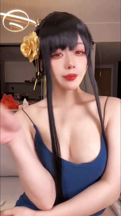 Lộ clip, Sinh viên Cấp 3 Cosplay lễ hội, Bóp Vú cu giả Thủ Dâm Chát sex vs bạn trai